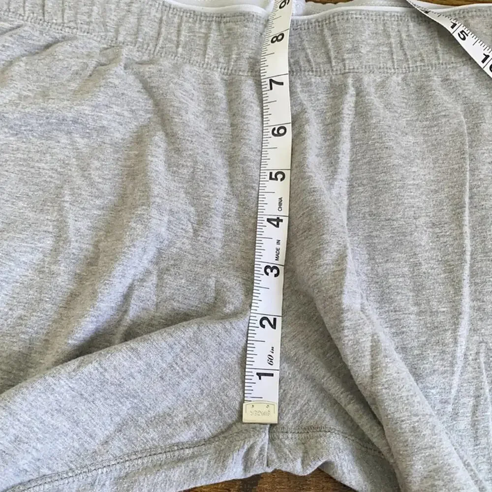 Nike Heather Gray/White Club Capri Cozy Leggings
